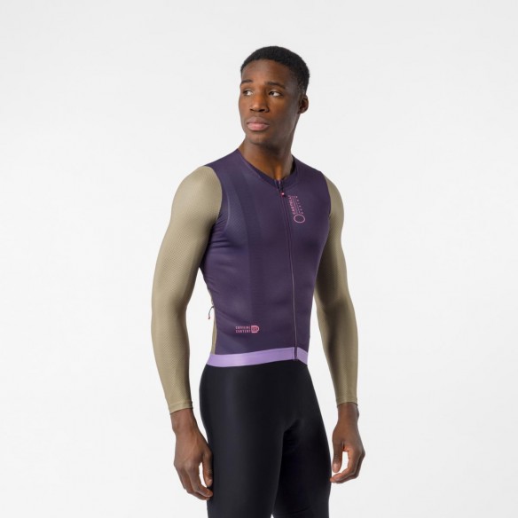 Maillot Corretto m/l Neg Noche/Mrrn Elmwood/Rs Giro