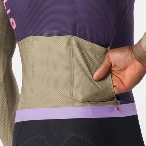 Maillot Corretto m/l Neg Noche/Mrrn Elmwood/Rs Giro