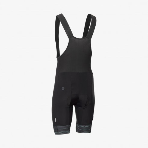 Culotte ciclismo unisex Fury negro y azul