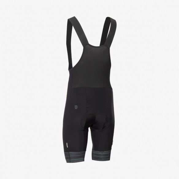 Culotte ciclismo unisex Fury negro y azul