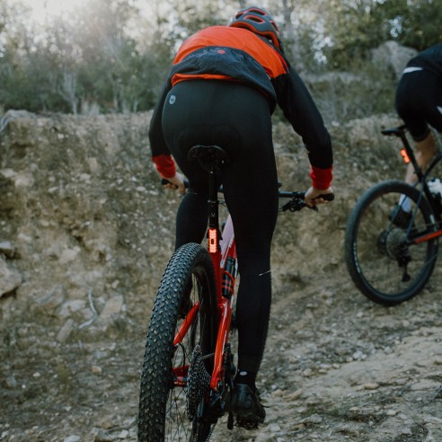 Culotte ciclismo largo Hysteric negro