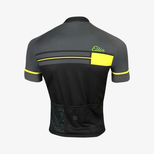 Maillot Skipper Negro/Amarillo flúor