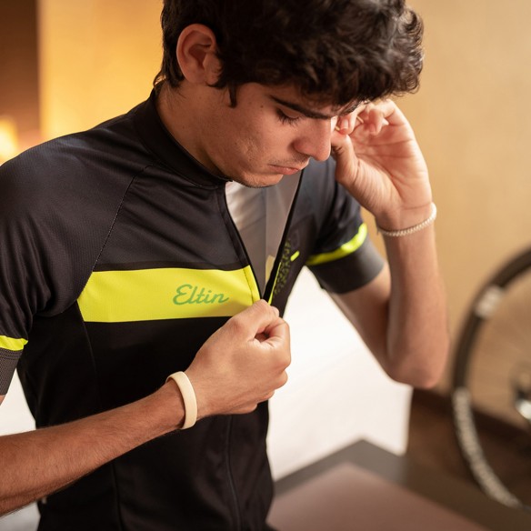 Maillot Skipper Negro/Amarillo flúor