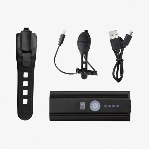 Luz delantera bicicleta con mando Eltin 350 Lúmenes