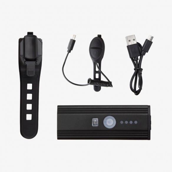 Luz delantera bicicleta con mando Eltin 350 Lúmenes