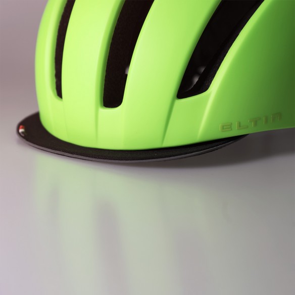 Casco de bici urbana Bliss verde flúor mate
