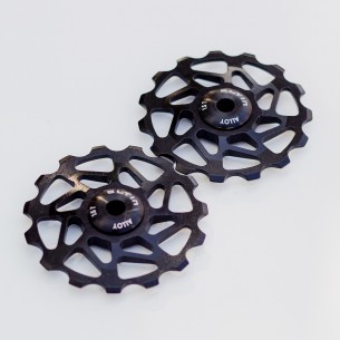 Roldanas de 15 dientes con rodamientos cerámicos 2